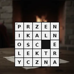 Hasło krzyżówkowe wielkość fizyczna charakteryzująca właściwości elektryczne środowiska - przenikalność elektryczna – rozwiązanie, synonimy, podpowiedzi i definicje krzyżówkowe